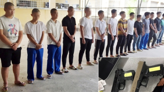 Nổ súng cảnh cáo, khống chế hàng chục đối tượng côn đồ đại náo phố đêm