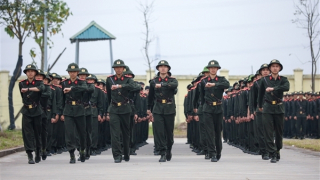 Tân binh Công an những ngày đầu trong quân ngũ