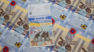 Ukraine phát hành tờ tiền đặc biệt đánh dấu một năm chiến sự