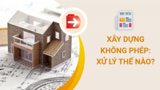 Xây dựng trái phép, nhốt luôn cán bộ đến kiểm tra