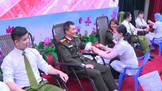 Đoàn thanh niên Công an các tỉnh tổ chức hiến máu tình nguyện