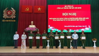 TP Hồ Chí Minh hoàn thành xây dựng thí điểm Công an phường điển hình, kiểu mẫu