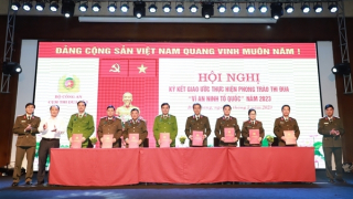 Cụm thi đua số 3 Bộ Công an ký kết giao ước thi đua năm 2023