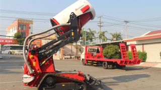 Bình Dương đưa robot tham gia chữa cháy