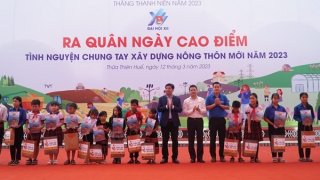 Phát huy tinh thần tuổi trẻ xung kích, chung tay xây dựng nông thôn mới