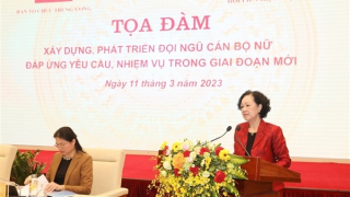 Tạo nguồn, bồi dưỡng để có nhiều phụ nữ trong bộ máy chính trị