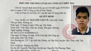 Truy nã “hot boy” lạm dụng tín nhiệm chiếm đoạt tài sản