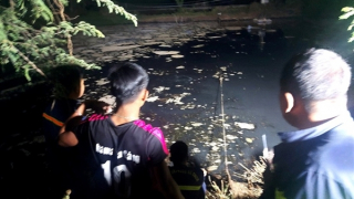 Phát hiện thi thể phụ nữ dưới hồ chứa nước thải của doanh nghiệp