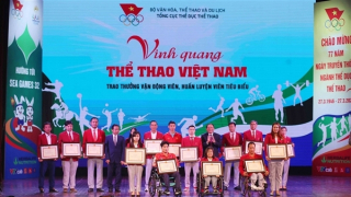 Vinh danh 23 vận động viên, huấn luyện viên tiêu biểu