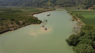 Doanh nghiệp khai thác cát gây sạt lở bờ sông, chính quyền nói gì?