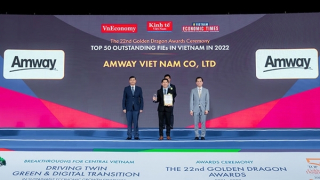 Amway Việt Nam được vinh danh là doanh nghiệp FDI tiên phong trong lĩnh vực chuyển đổi số tại Việt Nam