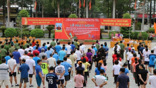 Sôi nổi hoạt động rèn luyện sức khỏe tại Cụm thi đua số 6