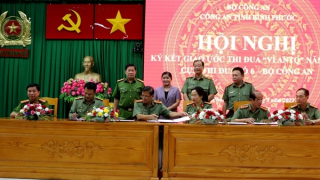 Cụm thi đua số 6, Bộ Công an ký kết giao ước thi đua năm 2023