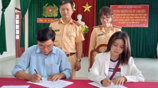 51 chủ phương tiện, chủ mỏ khai khoáng cam kết đảm bảo an toàn giao thông