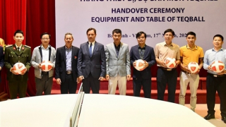 Phát triển môn thể thao Teqball trong CAND