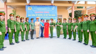 Phụ nữ khối Cảnh sát nhân dân tổ chức nhiều hoạt động ý nghĩa tại Kiên Giang
