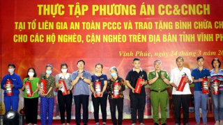 Nâng cao khả năng chữa cháy, cứu nạn cứu hộ tại Tổ liên gia an toàn PCCC