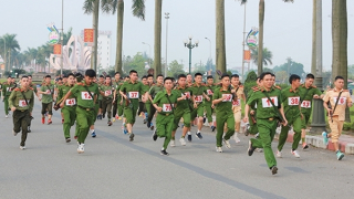 Sôi nổi Giải chạy việt dã vũ trang năm 2023