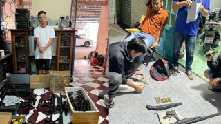 Triệt phá băng nhóm mua bán súng quân dụng trái phép