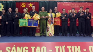 Sôi nổi hội thi Bí thư Chi bộ giỏi tại Trung đoàn Cảnh sát cơ động Trung bộ