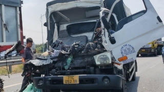 Tài xế tử vong trong cabin sau vụ tai nạn liên hoàn giữa 3 xe tải