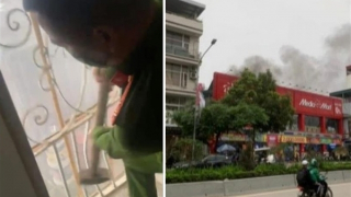 Cảnh sát phá song sắt phòng tập Gym cứu 3 người mắc kẹt đám cháy