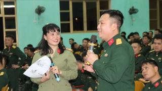 Trường Cao đẳng ANND I phổ biến pháp luật cho CBCS Trung đoàn 141