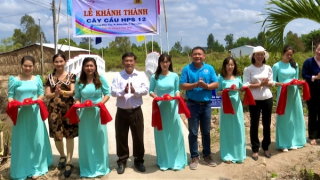 Công an Bạc Liêu khánh thành cầu nông thôn vùng căn cứ cách mạng
