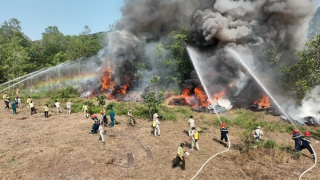 Phòng cháy hiệu quả “lá phổi xanh” lớn nhất Bình Dương