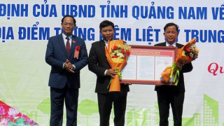 Quảng Nam công bố Nghị quyết của Quốc hội thành lập thị trấn Trung Phước