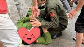 Truy tìm đối tượng hất chiến sĩ Công an phường lên nắp capo