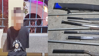 Vác cả bao hung khí đi chém nhau để trả thù