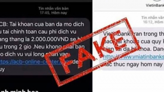Giả mạo SMS Brand name - độc chiêu “hack” tài khoản ngân hàng