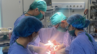 Phẫu thuật lấy khối u buồng trứng nặng 8,1kg cho cụ bà 83 tuổi