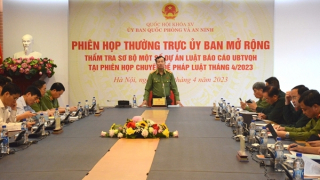 Thẩm tra dự án Luật Lực lượng tham gia bảo vệ ANTT ở cơ sở