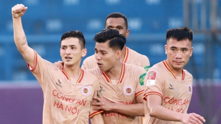 3 phút bùng nổ ghi 2 bàn, Công an Hà Nội có chiến thắng thứ 2