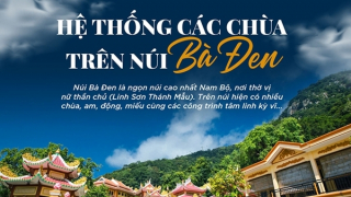 Hệ thống chùa, hang động tại Núi Bà  đa dạng như thế nào?