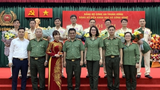 Bí thư chi bộ thi tài tại Hội thi Bí thư chi bộ giỏi của Đảng bộ Viện Khoa học và công nghệ