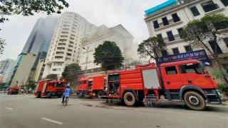 Cháy quán Karaoke đang tạm đình chỉ hoạt động ở Thanh Xuân