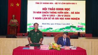 Hội thảo khoa học 70 năm chiến thắng Vườn Gòn - Đá Bàn
