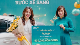 BIDV trao giải thưởng ô tô Honda City cho khách hàng