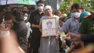 Nghẹn lòng tiễn biệt người cán bộ hy sinh trong chuyên án ma túy