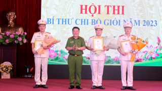Sinh động, hấp dẫn Hội thi Bí thư Chi bộ giỏi Cụm thi đua số 5 Bộ Tư lệnh Cảnh sát cơ động