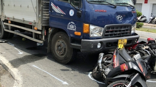 Xác định nguyên nhân vụ xe tải tông nhiều xe môtô đang dừng đèn đỏ trên Quốc lộ 91