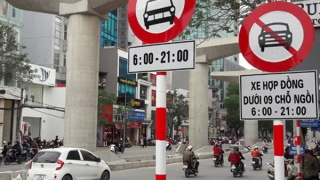 Từ 29/4, Hà Nội dỡ bỏ biển cấm taxi trên 9 tuyến phố