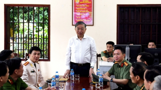 Bộ trưởng Tô Lâm kiểm tra công tác bảo đảm ANTT Lễ giỗ Tổ Hùng Vương