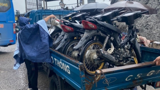 Nhóm thanh, thiếu niên tụ tập tháo biển số, phóng nhanh vượt ẩu trên đèo Đá trắng