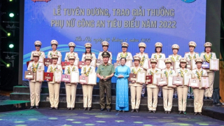 Tuyên dương 20 gương “Phụ nữ Công an tiêu biểu” năm 2022