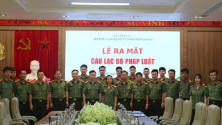 Ra mắt Câu lạc bộ Pháp luật Trường Cao đẳng An ninh nhân dân I