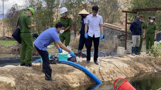 Chưa khắc phục lỗi, Công ty TNHH KBec Vina tiếp tục xả thải trái phép